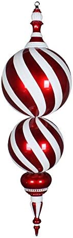 Vickerman 30 Inch Stripe Candy Finish Ornament