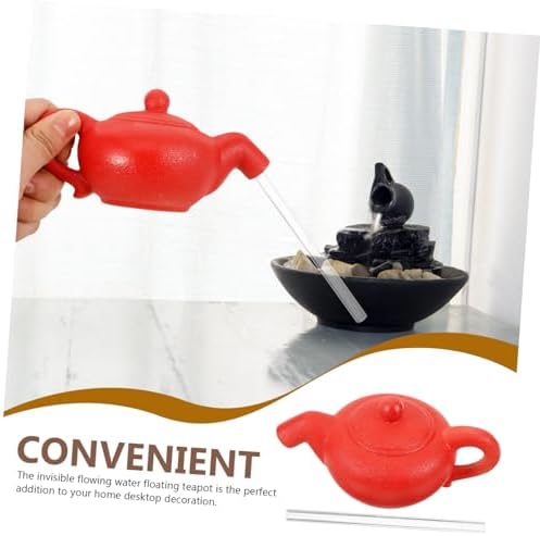 HANABASS Floating Teapot Fountain Decor Tabletop