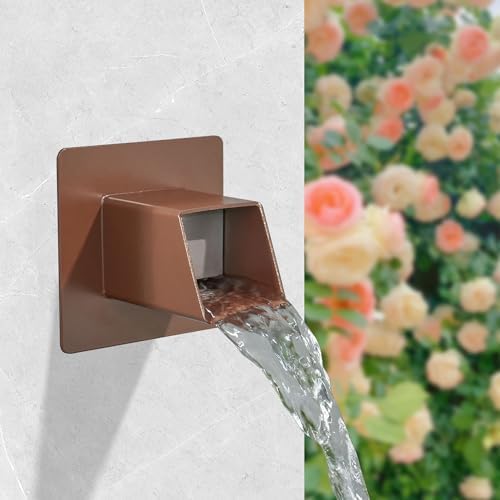 316 Stainless Steel 12-Inch Wall-Mounted Water Spout