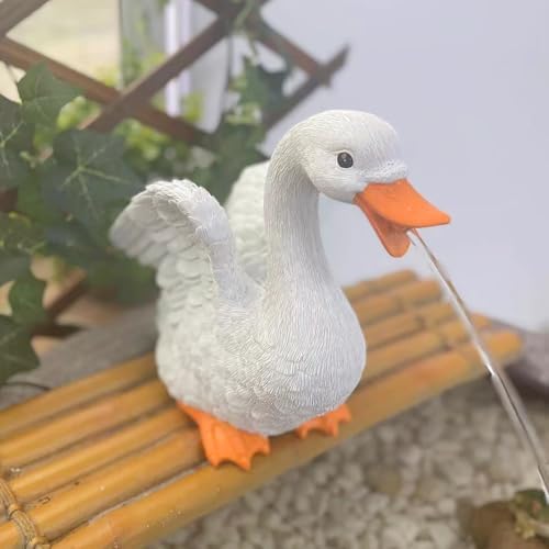 Animal Pond Fountain with Water Spitter Decoration