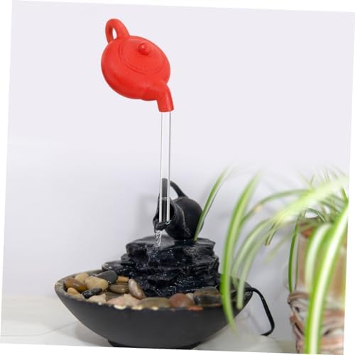 Merryhapy Floating Teapot Water Fountain Decor Tabletop
