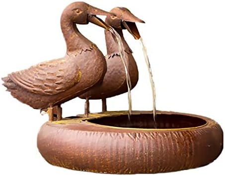 Park Hill Collection Folk Art Duck Fountain Spitter with Pump