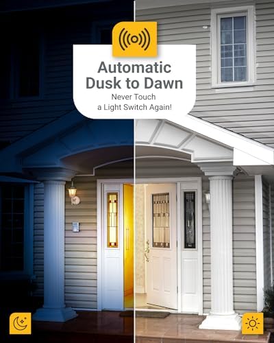 Sunco 10 Pack Dusk to Dawn LED Bulbs B11 E12 Base
