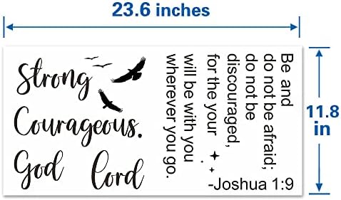 Joshua 19 Christian Scripture Wall Decal - Inspirational Quotes Decor
