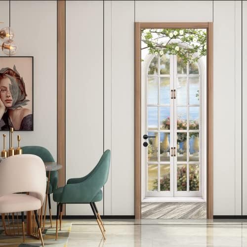 Artfanke 3D Peel and Stick Door Sticker Set 303x787