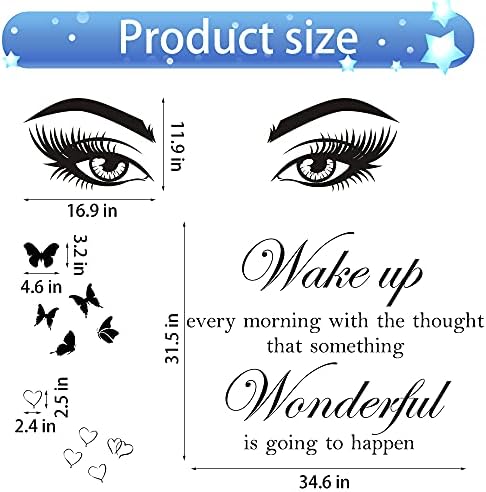 Inspirational Quotes Wall Stickers for Women Girls