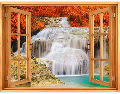 IDEA4WALL Autumn Fall Tree Forest Wall Sticker 36x48