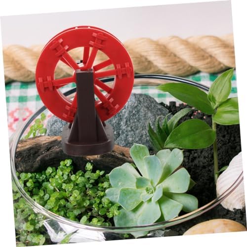 Water Wheel Fountain Decor Prop for Garden