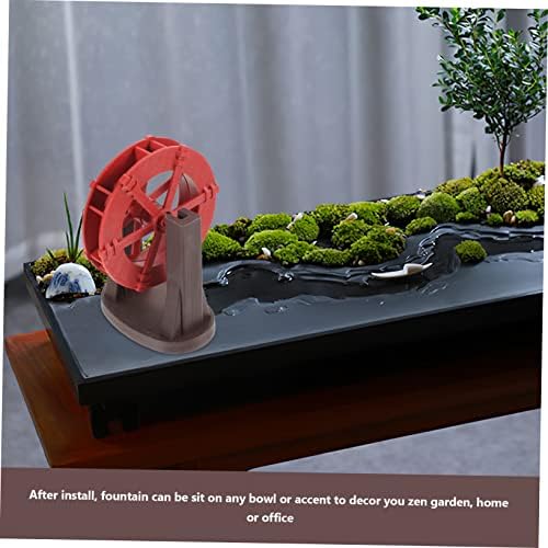 LIOOBO 2pcs DIY Water Wheel Fountain Accessory