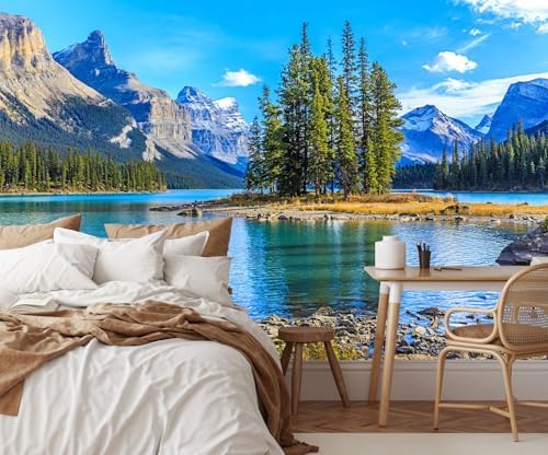 Nature Landscapes Mural Wallpaper for Bedroom Living Room Basement