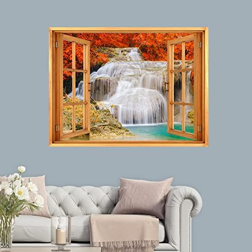 IDEA4WALL Autumn Fall Tree Forest Wall Sticker 36x48