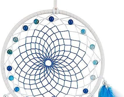 Blue Dream Catchers Handmade with Crystal Beads