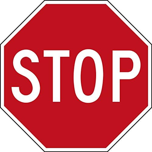 Rogue River Tactical Stop Sign Wall Decal Sticker 12x12 Inch