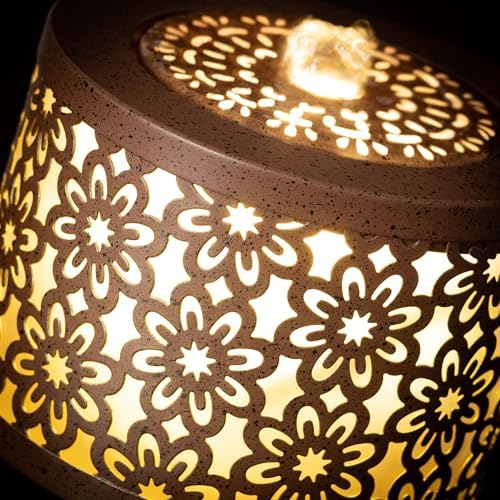 Sullivans Floral Tabletop Fountain - Copper 525 Auto Pump LED