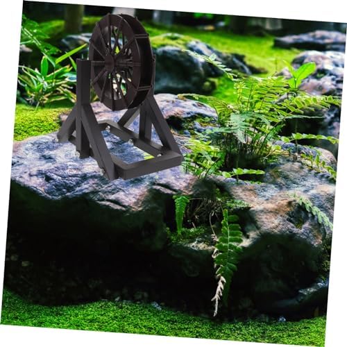 1Set Micro Rotating Water Wheel for Fountain Decoration