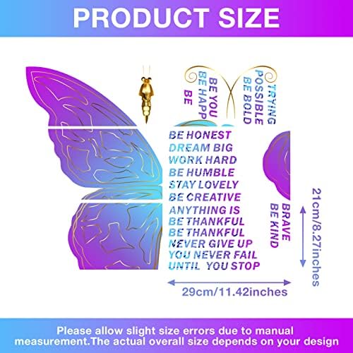 Epakh Butterfly Inspirational Quotes Wall Decals
