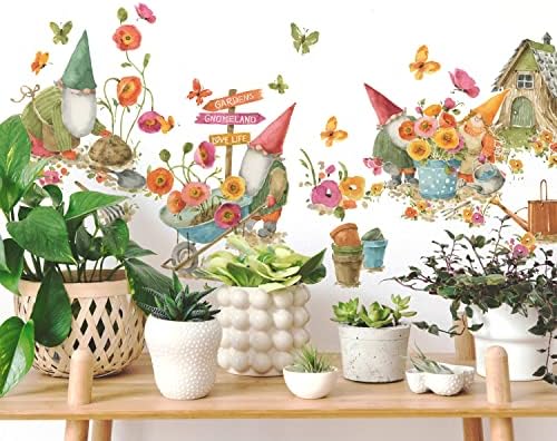 RoomMates RMK5160SCS Lisa Audit Garden Gnomes Wall Decals