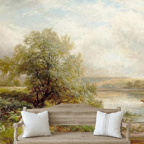 IDEA4WALL Pastel Forest Wall Mural 66x96 Inches
