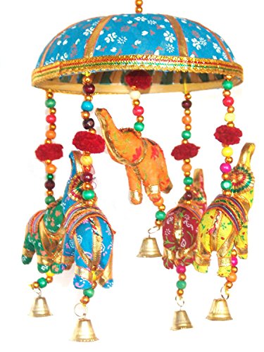Handmade Indian Elephant Turquoise Dream Catcher