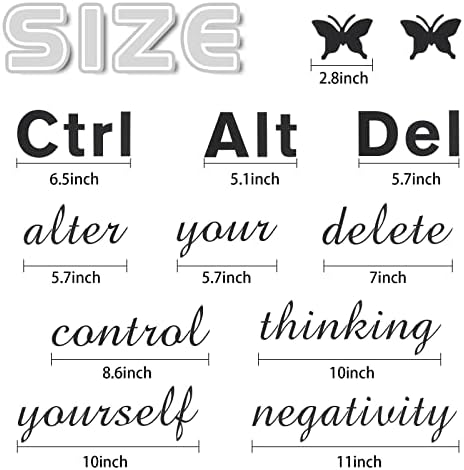 Chinco Inspirational Wall Decals Vinyl Quotes Stickers
