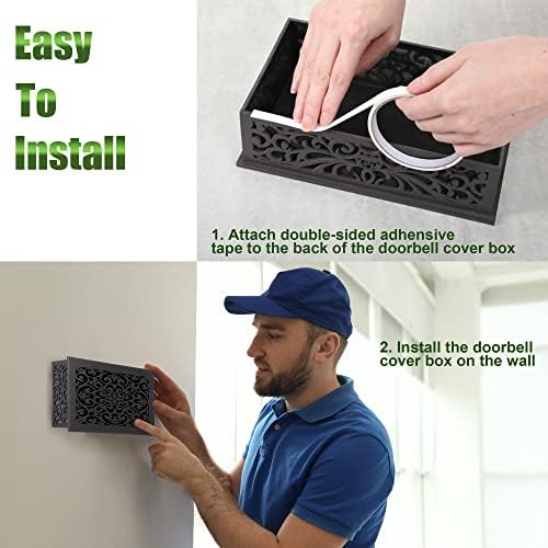 Saillong Doorbell Chime Cover Box - Dark Gray