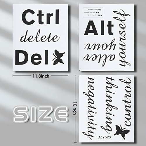 Chinco Inspirational Wall Decals Vinyl Quotes Stickers