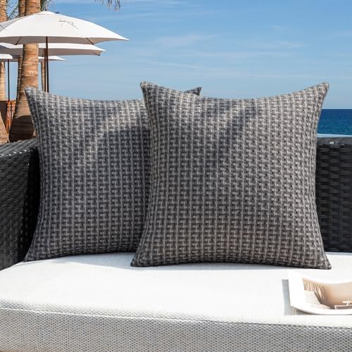 Kevin Textile Waterproof Throw Pillow Covers Pack of 2