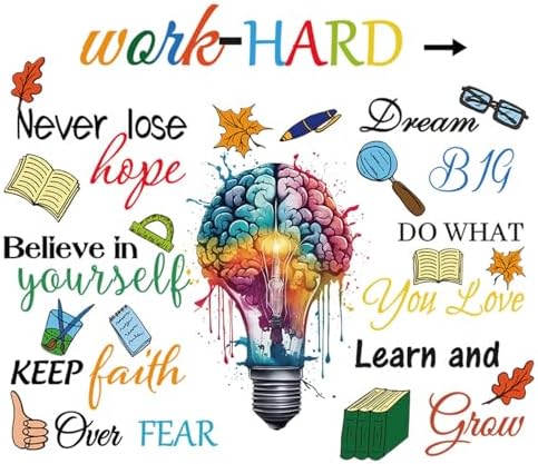 Vinyl Wall Quotes Stickers Inspirational Sayings Office Decor Wall Decals