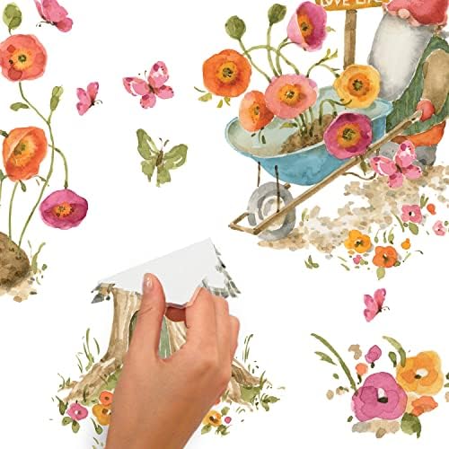 RoomMates RMK5160SCS Lisa Audit Garden Gnomes Wall Decals