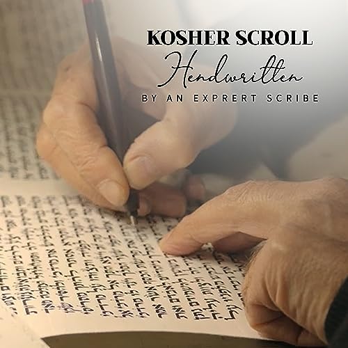 SURI Kosher Mezuzah Scroll 5 Inch Hand-Written by Rabbi