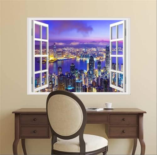 Self-Adhesive Wall Sticker Romantic Ocean Scenery Decor