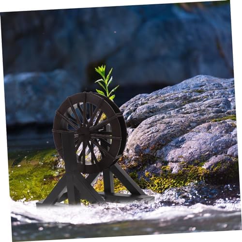 1Set Micro Rotating Water Wheel for Fountain Decoration