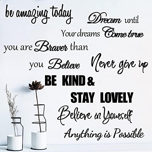 Inspirational Quotes Wall Decals for Women and Girls