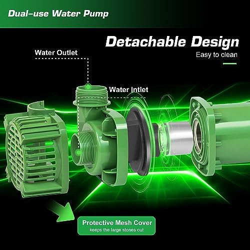 Prostormer 13 HP Pond Pump 3300 GPH 16ft Lift