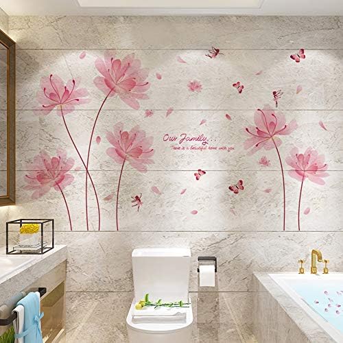 Flower and Butterflies Wall Stickers for Adults