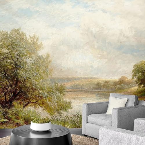 IDEA4WALL Pastel Forest Wall Mural 66x96 Inches
