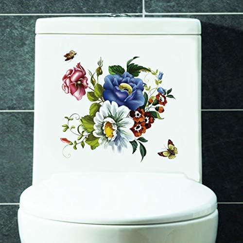 3Pcs Butterfly Flower Wall Stickers for Decor