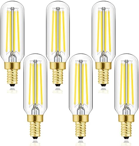 Leools E12 LED Dimmable 8W Equal 100W Daylight Bulb 4000K 6Pack