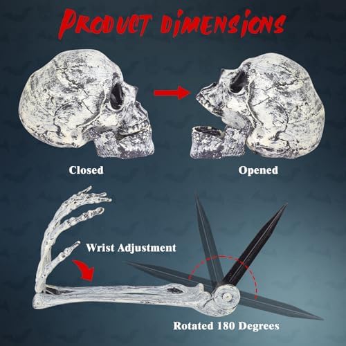 Halloween Skeleton Decorations Outdoor Set