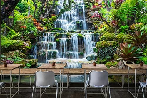 FLFK 3D Mountain Spring Wall Mural 1417x984 - Natural Landscape Peel and Stick