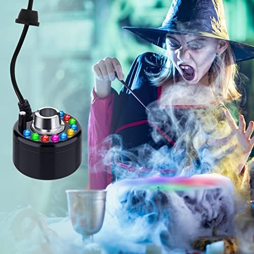 4 Pcs Halloween Mist Maker with LED Light