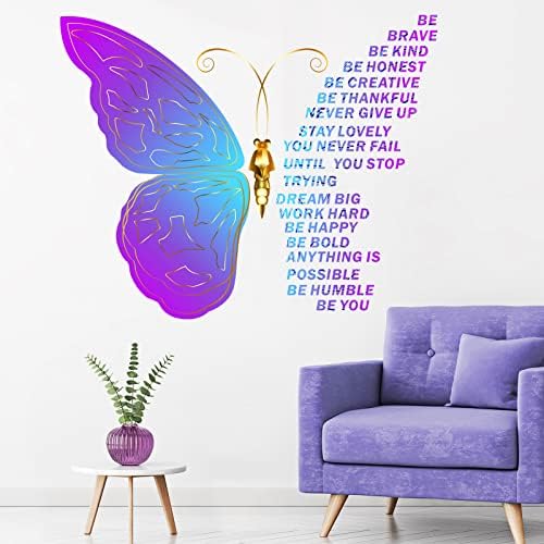 Epakh Butterfly Inspirational Quotes Wall Decals