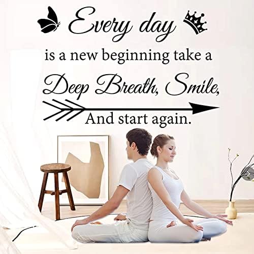 Motivational Wall Decal Every Day is a New Beginning