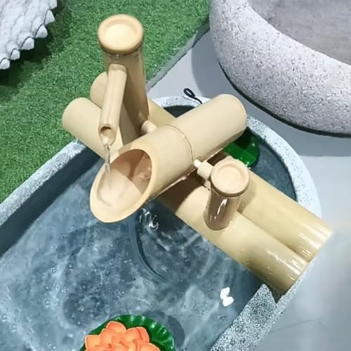 Japanese Bamboo Water Fountain Kit with Pump