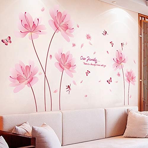 Flower and Butterflies Wall Stickers for Adults