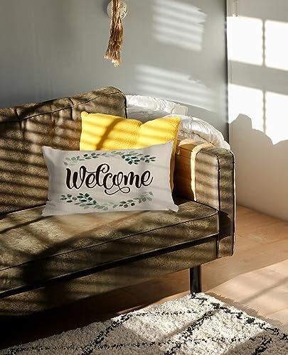 Mancheng-Zi Decorative Pillow Cover 12x20 Inches