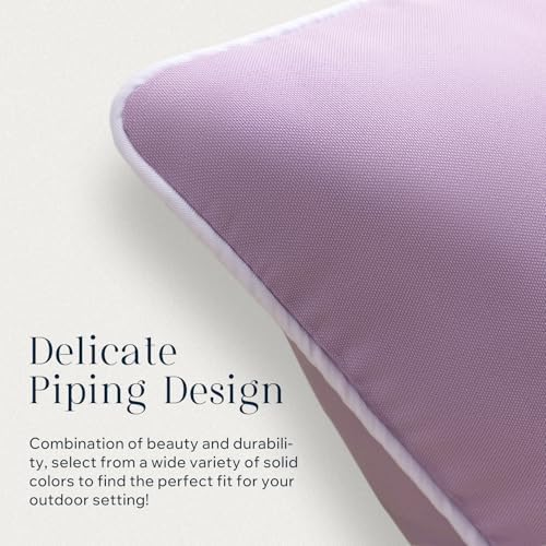 Phantoscope Waterproof Throw Pillow Covers 18x18 Inches Pack of 2