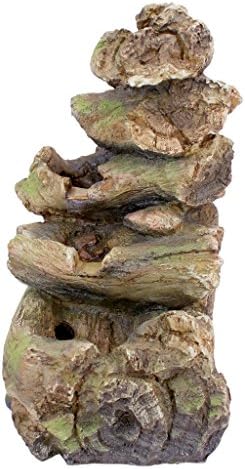 Design Toscano Mesquite Falls Garden Fountain with Light