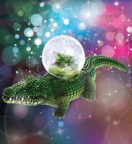 CoTa Global Alligator Snow Globe - Sparkly 45mm Figurine