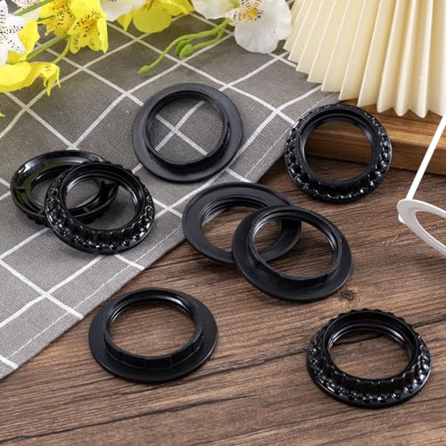 8Pcs Lamp Shade Rings Replacement for E26 Light Socket